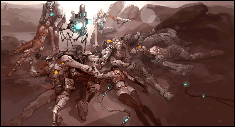 Illustration for article titled More Halo MMO Concepts: Revenge of Mistress Chief